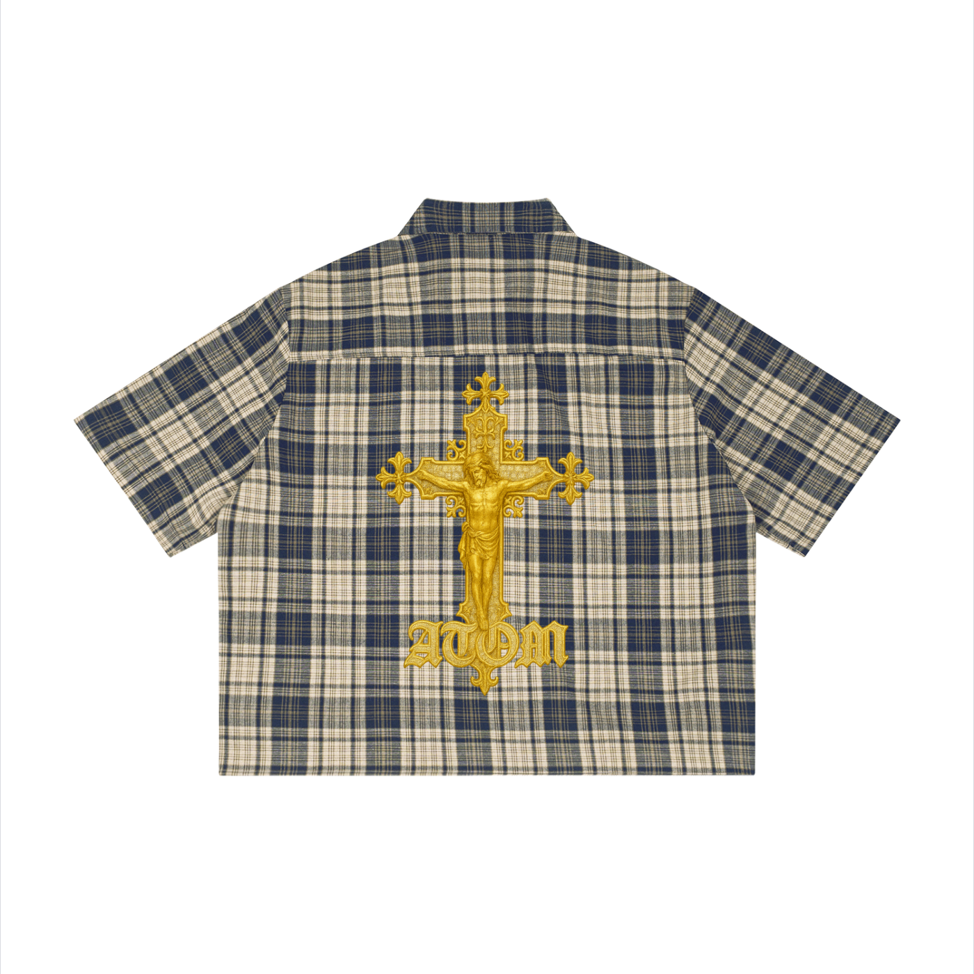 Plaid Boxy Short Sleeve Shirt