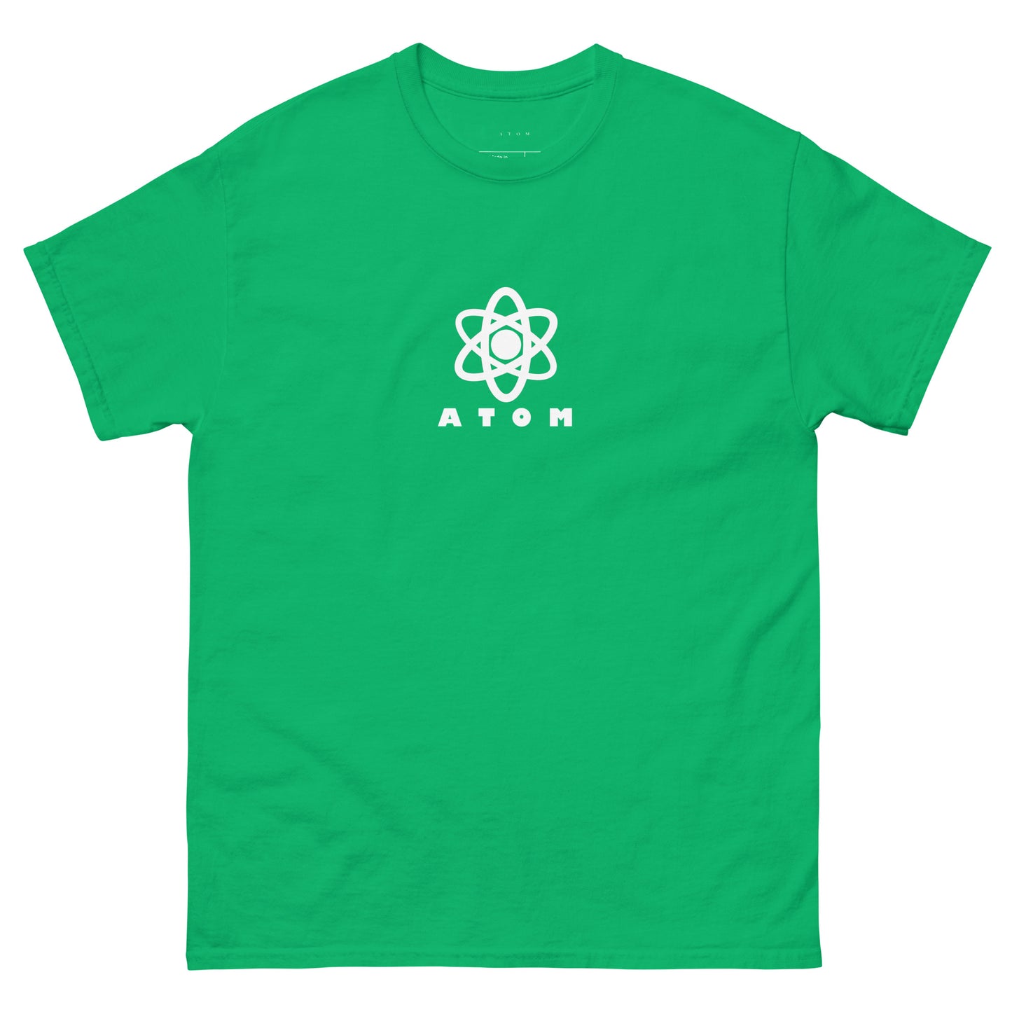 ATOM Central White Logo Men's tee