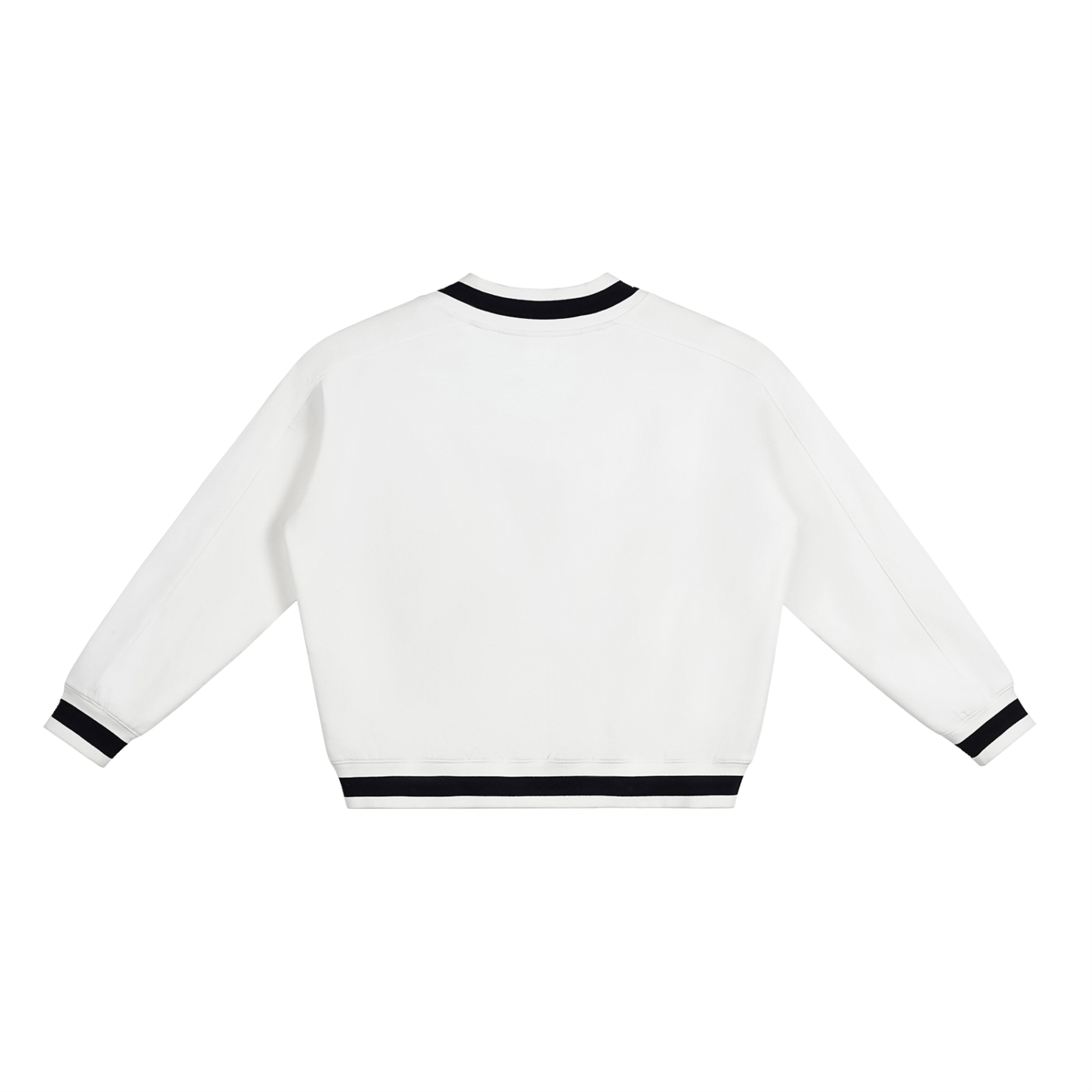 CROSS V-Neck Boxy Sweatshirt