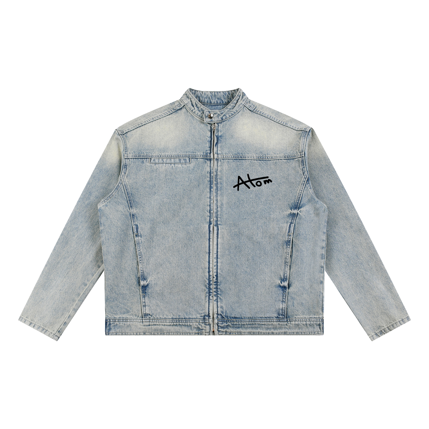 CROSS Zip Denim Jacket