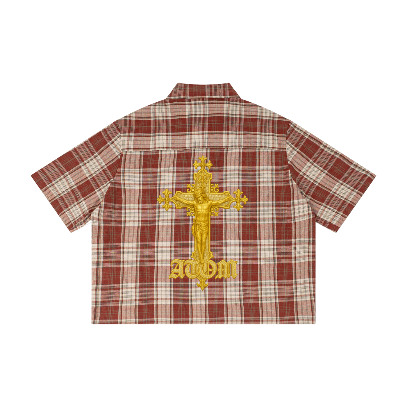 Plaid Boxy Short Sleeve Shirt