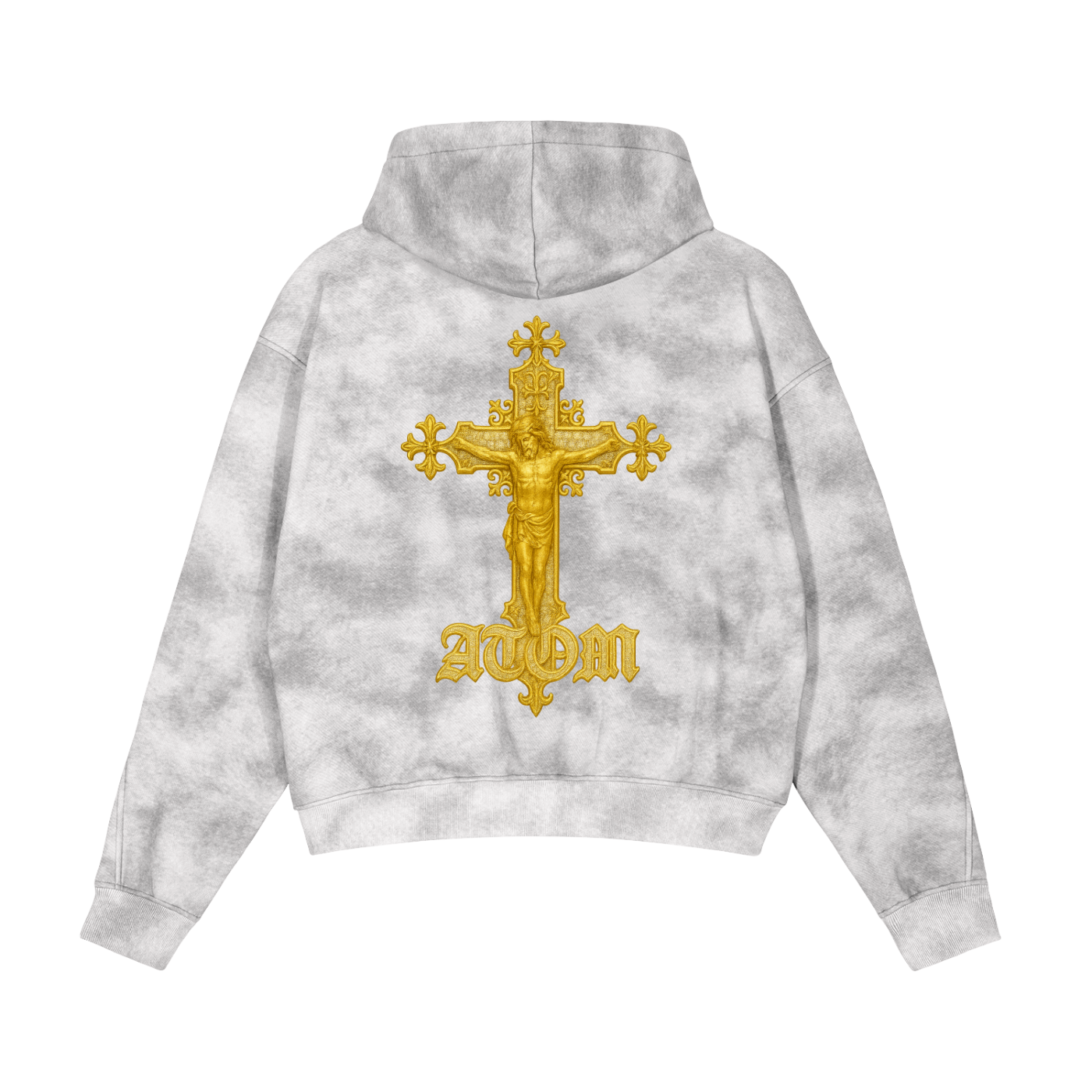 CROSS Dirty Washed Boxy Hoodie