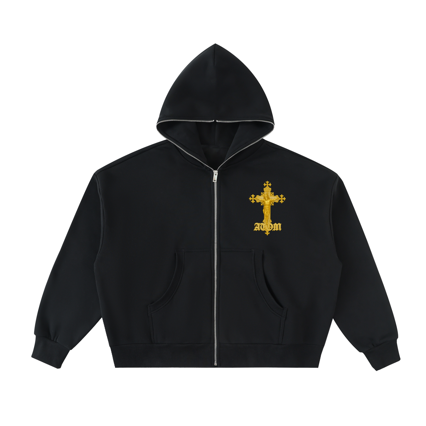 CROSS Full-Zip Boxy Hoodie