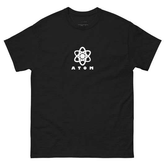 ATOM Central White Logo Men's tee