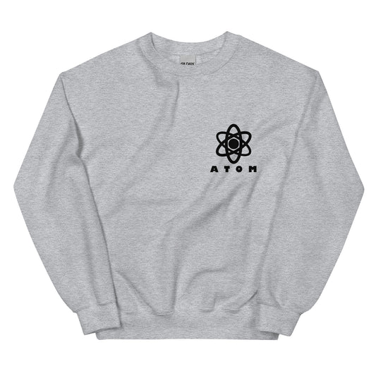 ATOM Black Logo Classic Unisex Sweatshirt