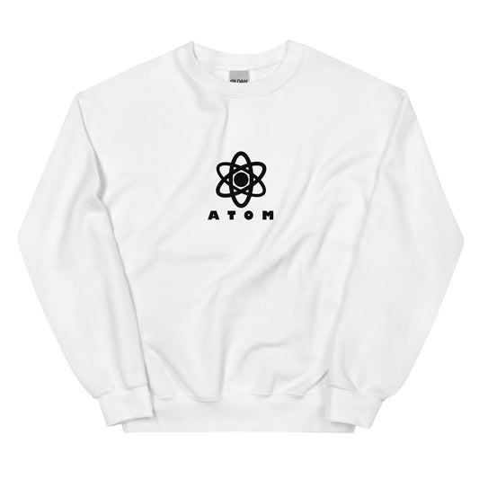 ATOM Central Black Logo Unisex Sweatshirt