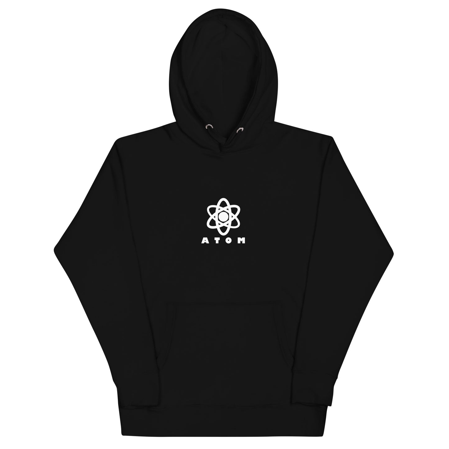 ATOM Central White logo Unisex Hoodie