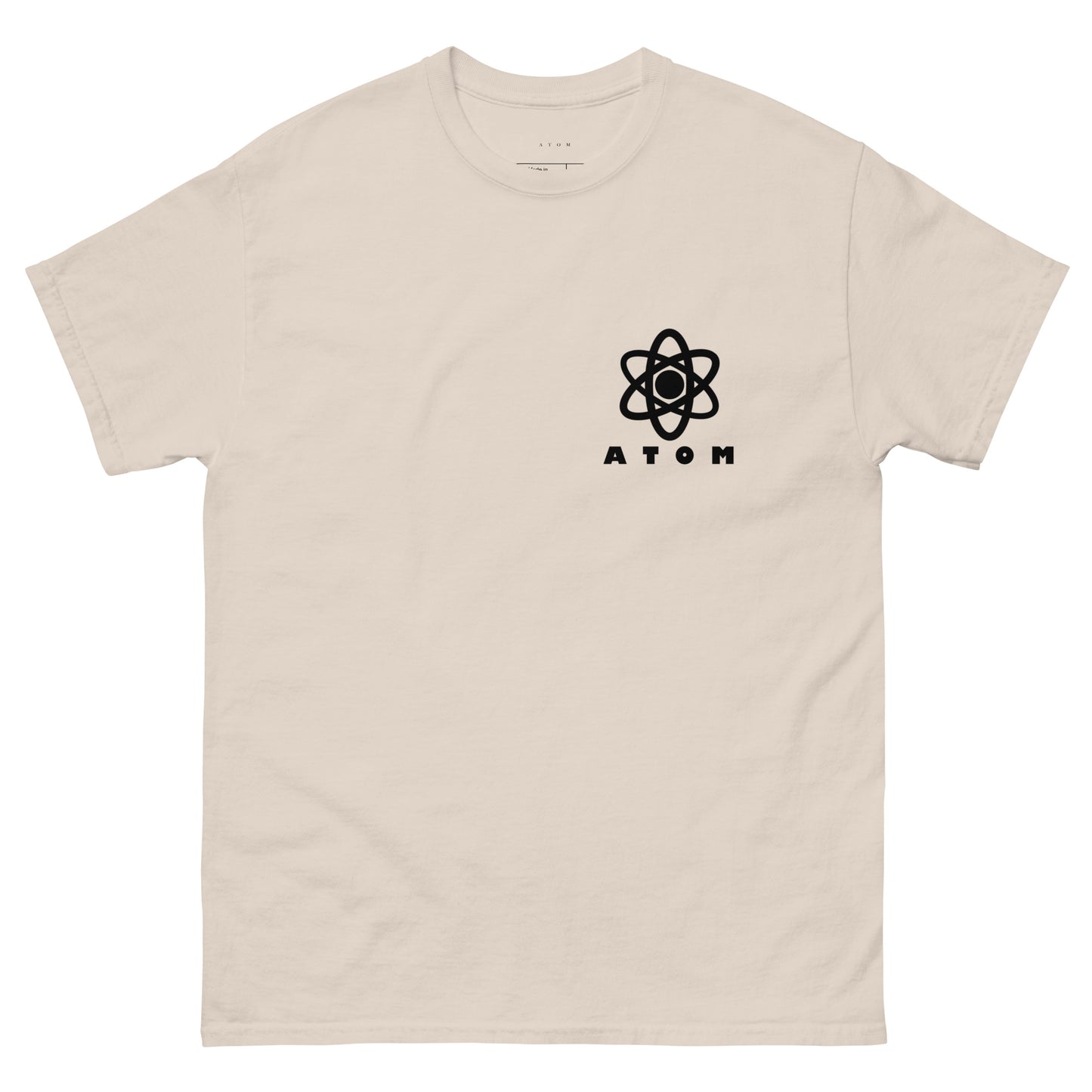 ATOM Black Logo Men's classic tee