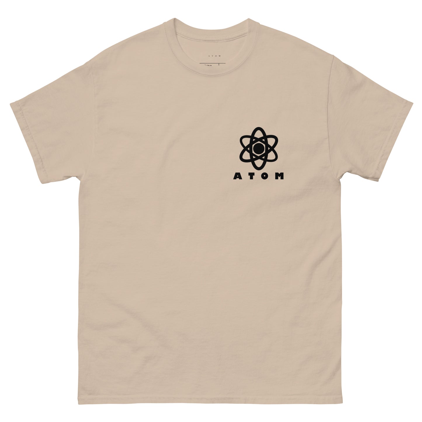 ATOM Black Logo Men's classic tee