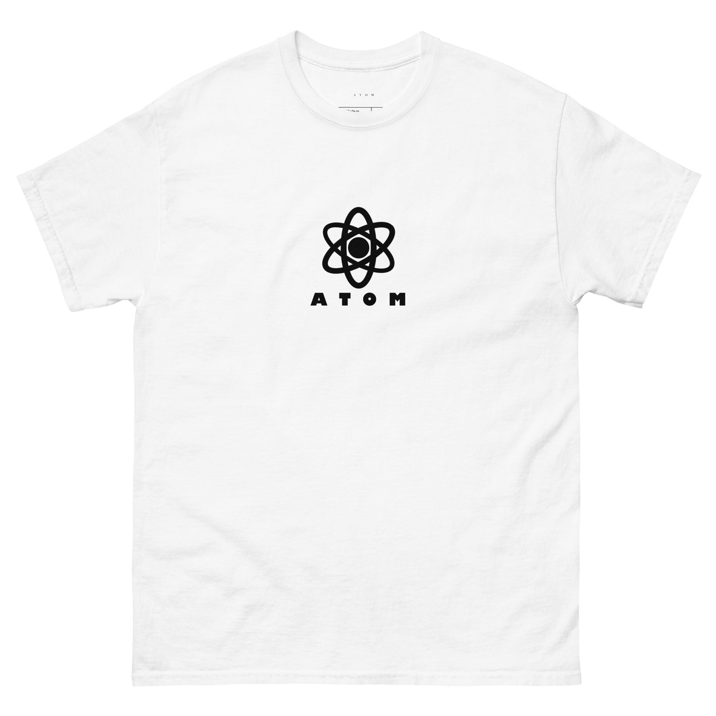 ATOM Central Black Logo Men's tee