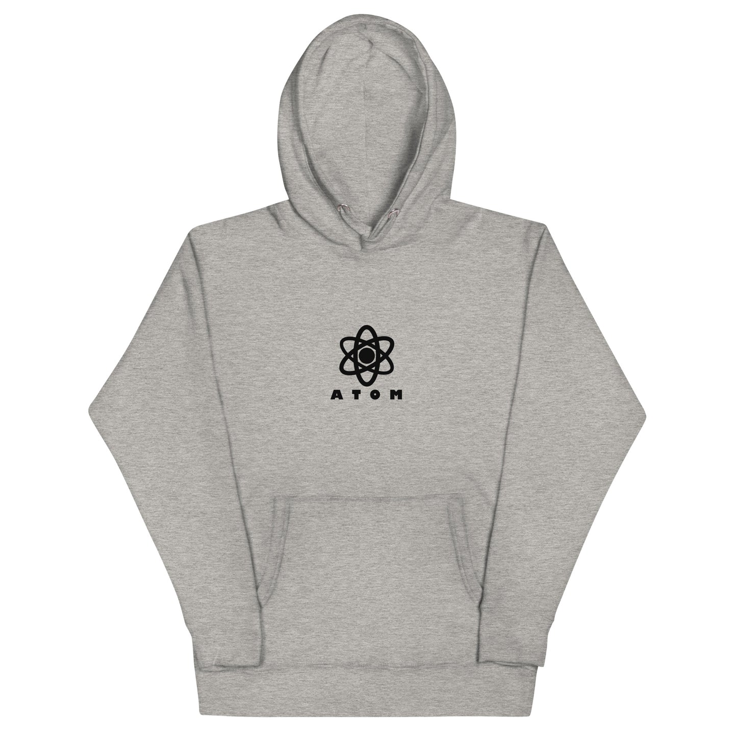 ATOM Central Black Logo Unisex Hoodie