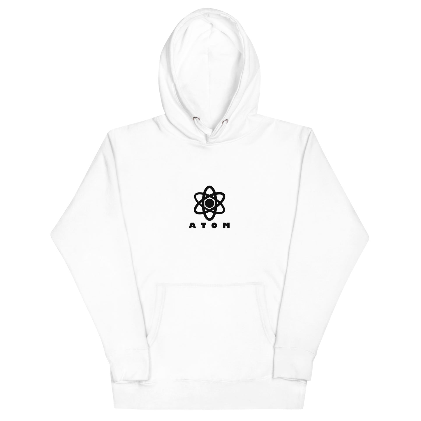 ATOM Central Black Logo Unisex Hoodie